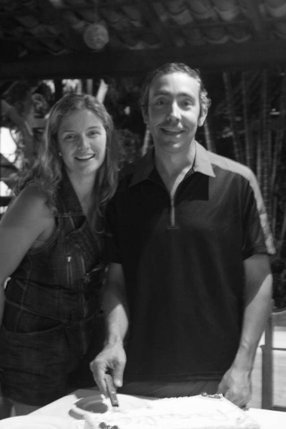 Celebrando o aniversário com a amada esposa em Itaúnas - ES